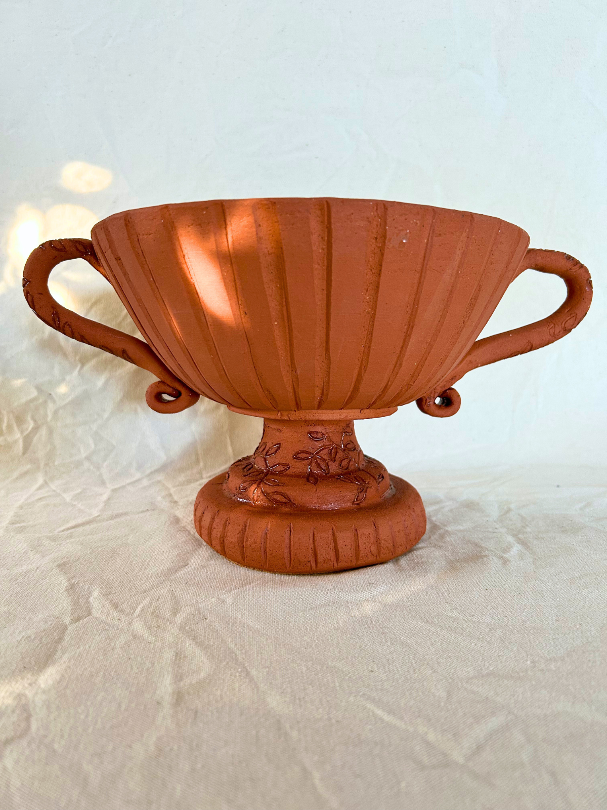 RIBBED ROSE BOWL