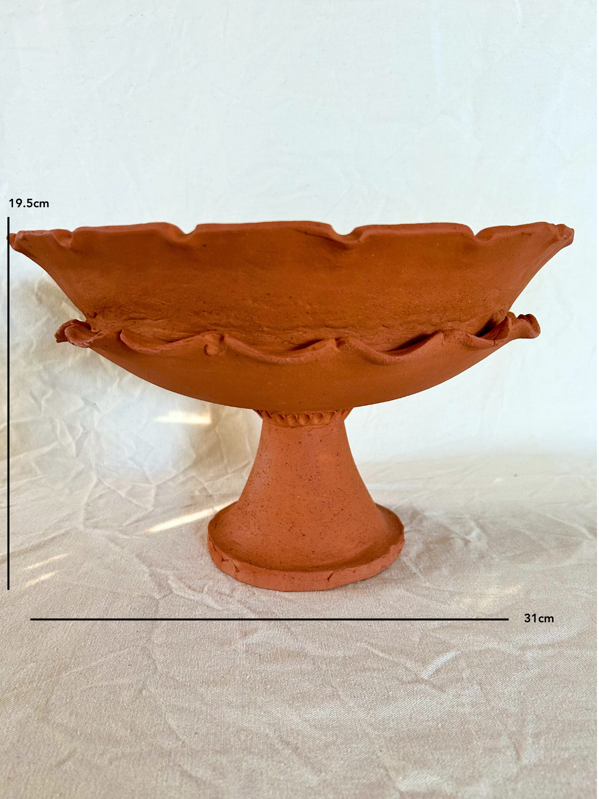 RUSTIC CONVOLUTED DOUBLE BOWL